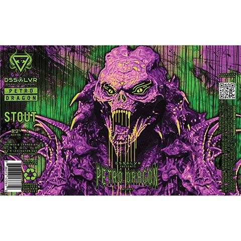DSSOLVR Petro Dragon Stout by DSSOLVR, beer label