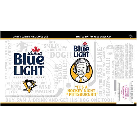 Labatt Blue Light Canadian Pilsener by Labatt Brewing Company, beer label