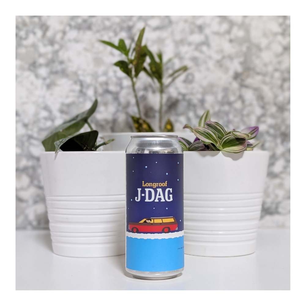 J-Dag Dark Lager by Longroof Brewing, beer label