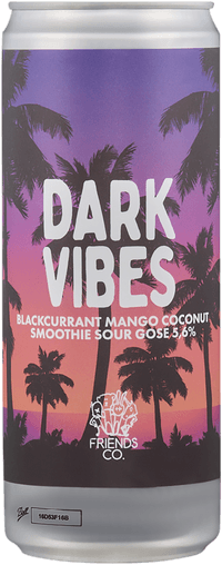 Friends & Co Dark Vibes by Friends Company, beer label