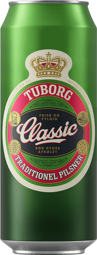 Tuborg Classic by Carlsberg Danmark, beer label