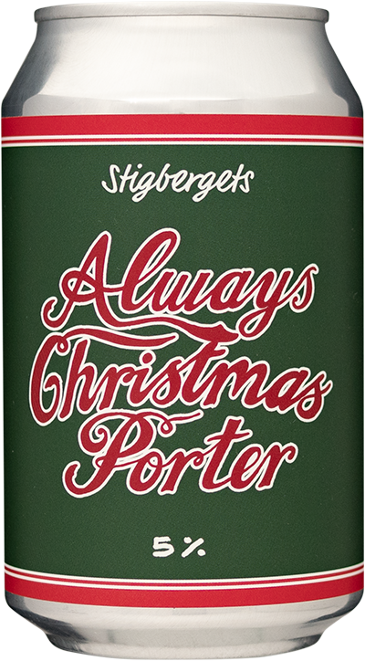 Always Christmas Porter by Stigbergets Bryggeri, beer label