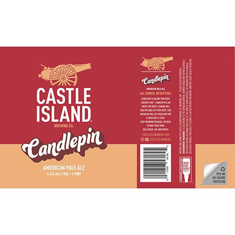Castle Island Candlepin American Pale Ale by Castle Island Brewing Co., beer label