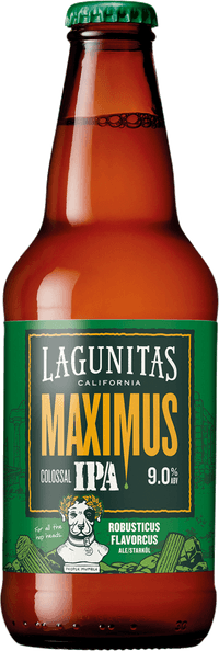 Lagunitas Maximus by Lagunitas Brewing Co, beer label