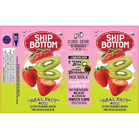 Ship Bottom Real Fact #001 by Ship Bottom Brewery, beer label