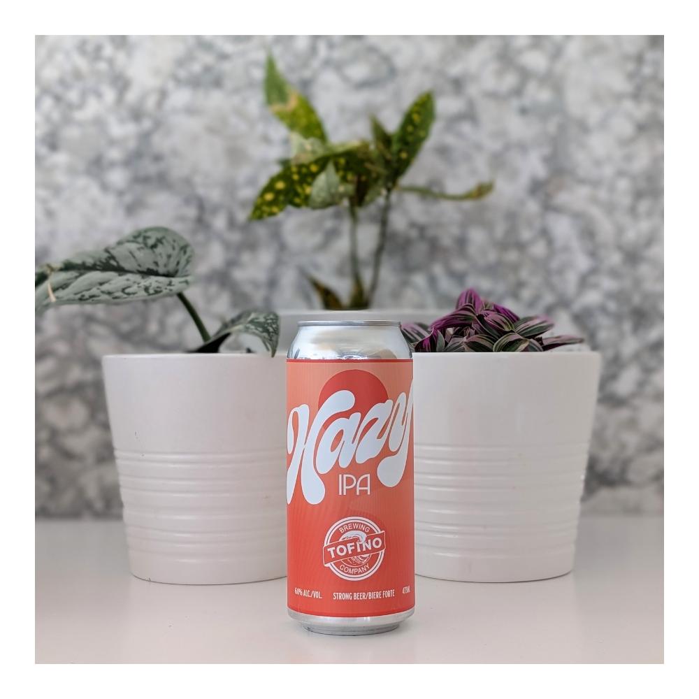 Hazy IPA by Tofino Brewing Co., beer label