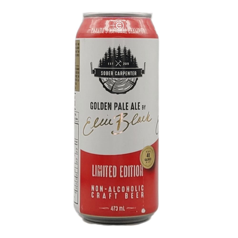Golden Pale Ale Non-Alcoholic Beer by Sober Carpenter, beer label