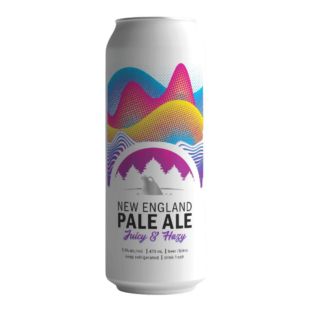 New England Style Hazy Pale Ale by Blindman Brewery, beer label