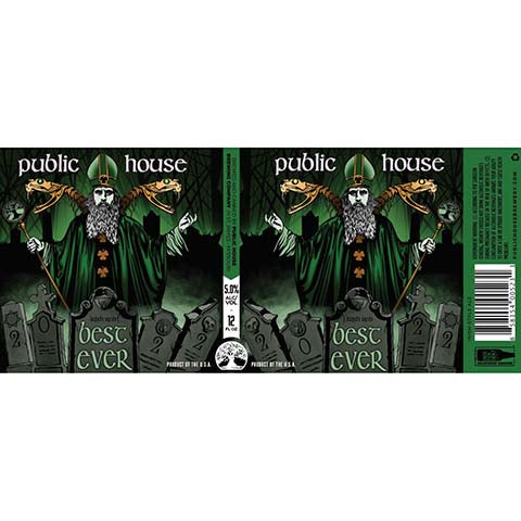 Public House Best Ever Irish Red Ale by Public House Brewing Co, beer label
