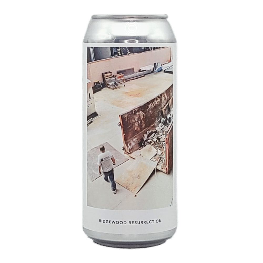 NYC Ridgewood Resurrection Double Dry Hopped Double IPA by Evil Twin Brewing, beer label