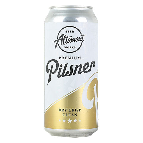 Altamont Premium Pilsner by Altamont Beer Works, beer label