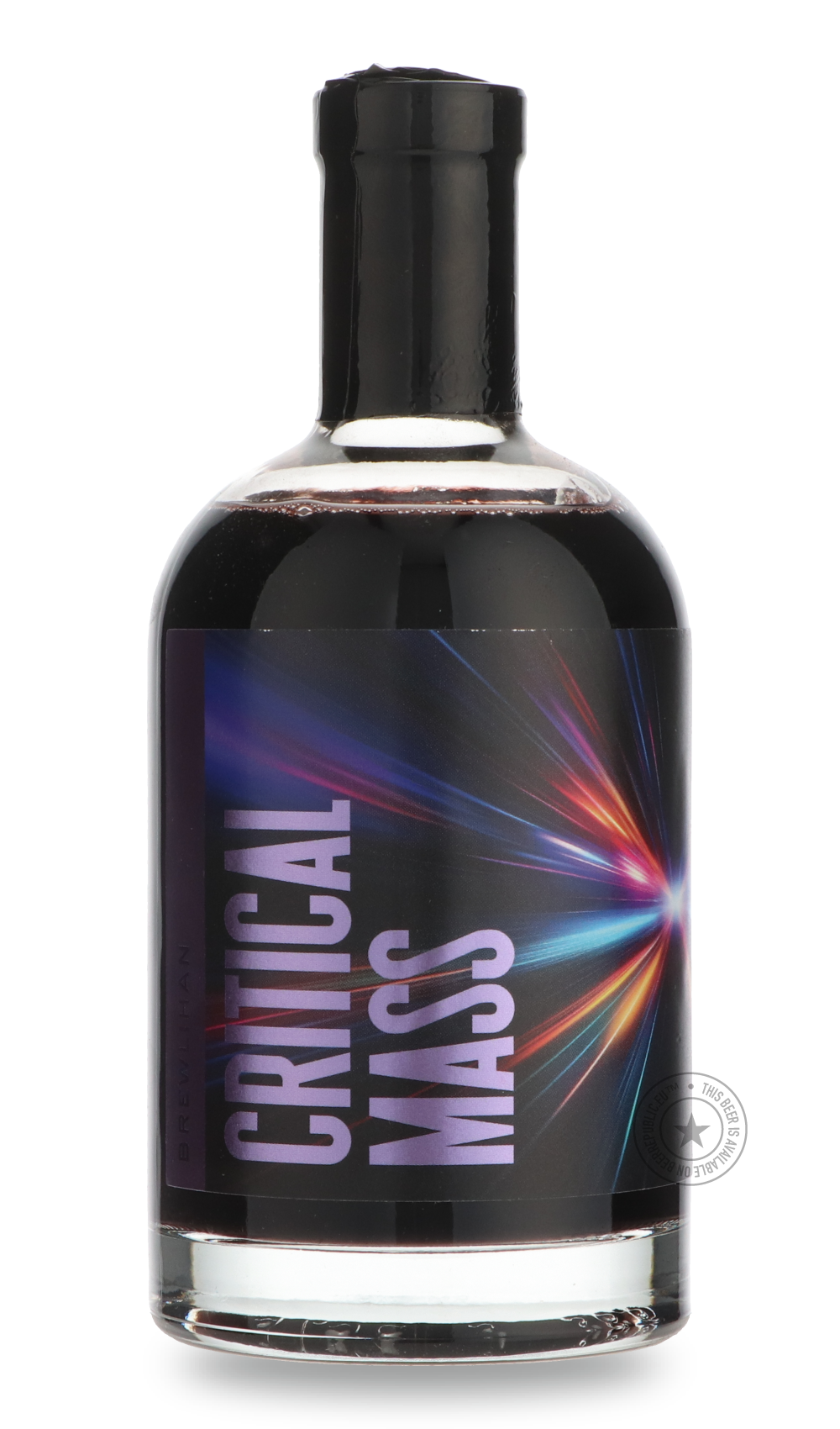Critical Mass by Brewlihan, beer label