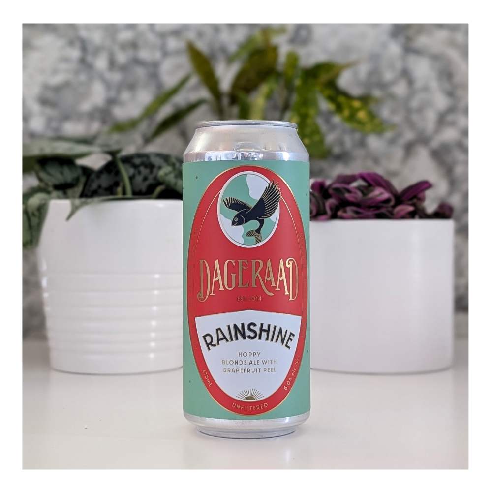 Rainshine Belgian Ale by Dageraad Brewing, beer label