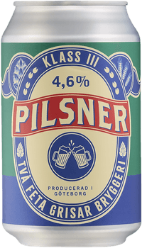 Pilsner by Två Feta Grisar, beer label