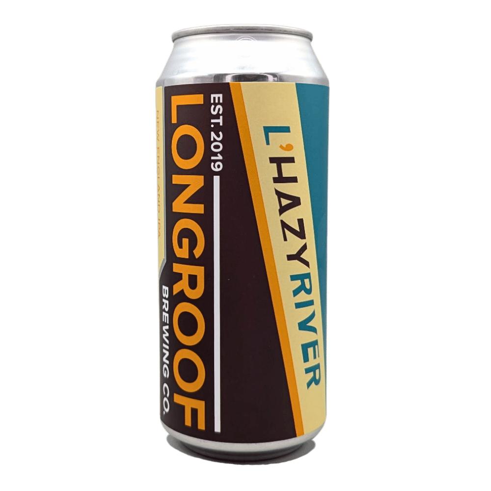 L'Hazy River New England IPA by Longroof Brewing, beer label