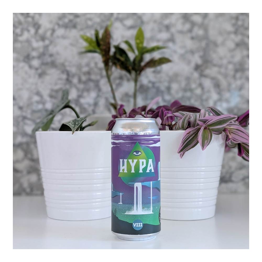 Hypa #8 Hazy IPA by Brasserie du Bas-Canada, beer label