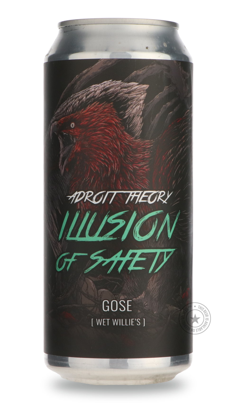 Illusion of Safety (Wet Willie's) by Adroit Theory Brewing Company, beer label