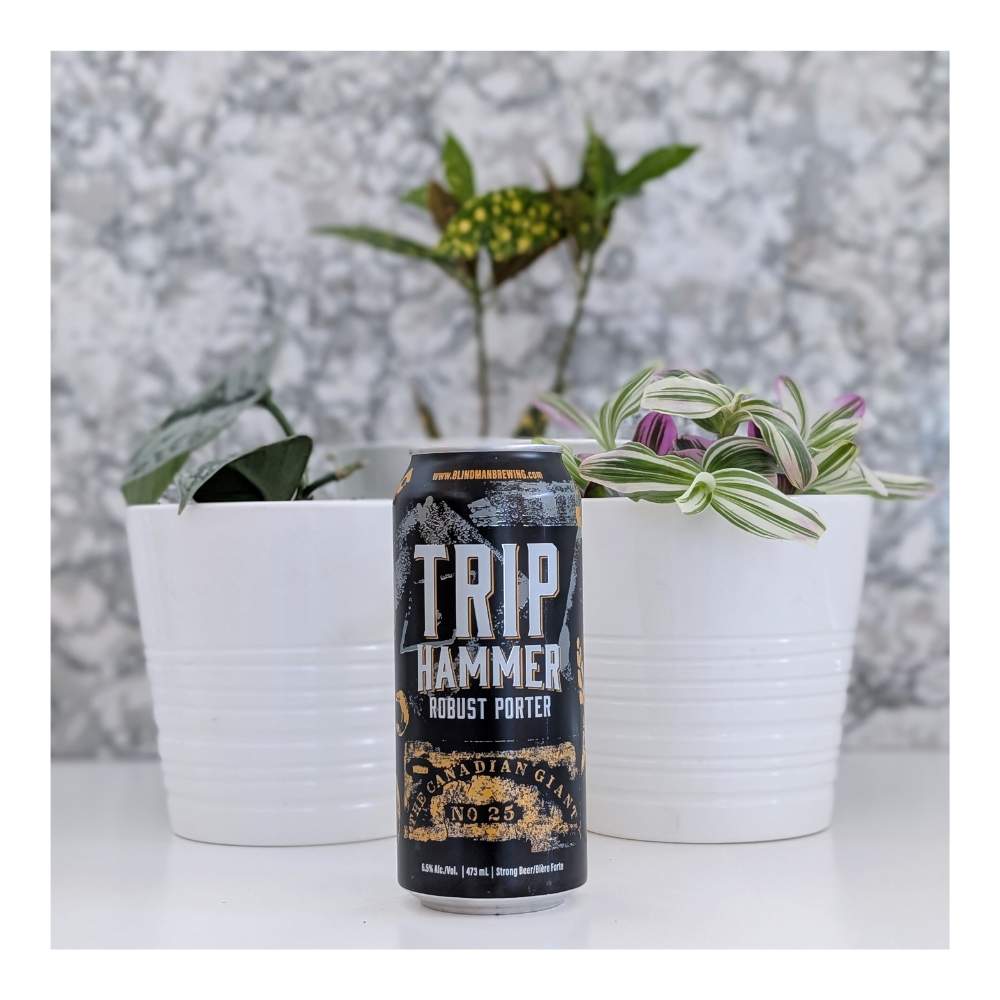 Triphammer Robust Porter by Blindman Brewery, beer label