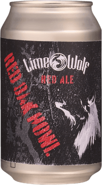Lime Wolf Red Oak Howl by Perfectly Squared Brewing, beer label