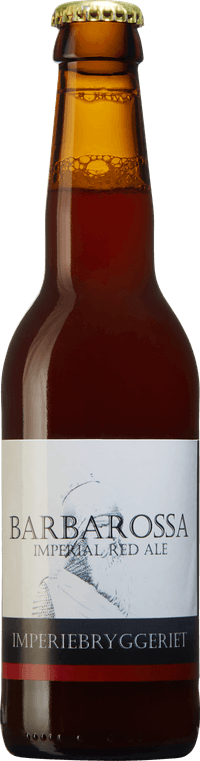 Barbarossa Imperial Red Ale by Imperiebryggeriet, beer label
