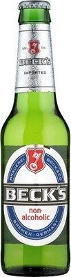 Birra analcolica blue by Beck's, beer label