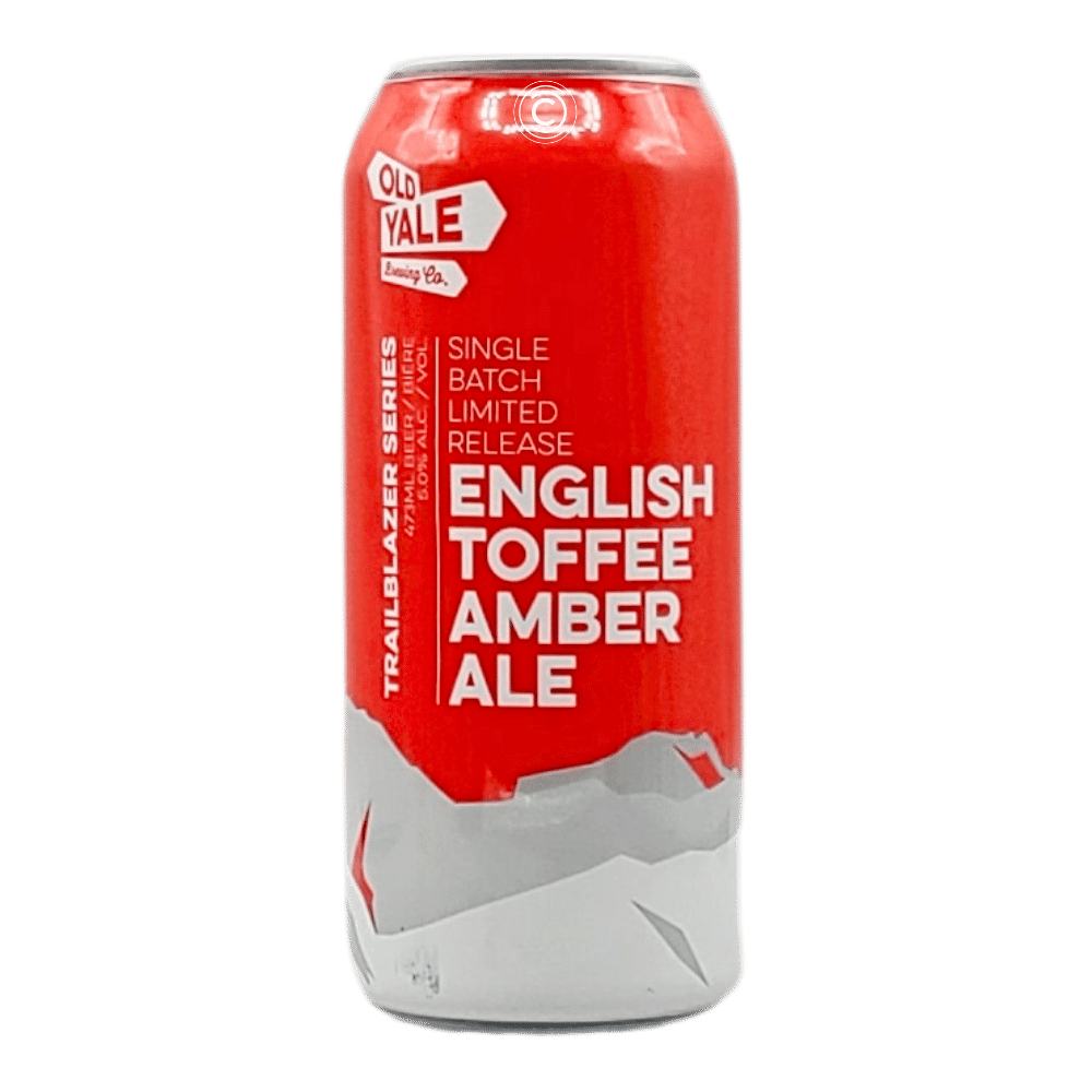 English Toffee Amber by Old Yale Brewing Company, beer label