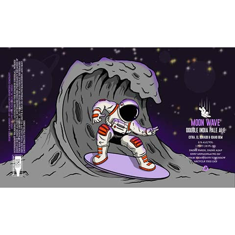 Unbranded Moon Wave DIPA by The Virginia Beer Company, beer label