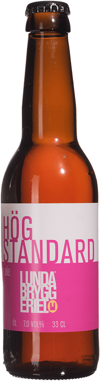 Hög Standard Skånsk Västkust by Lundabryggeriet, beer label