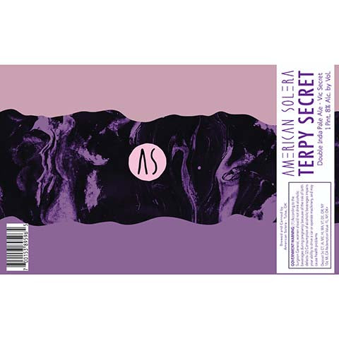 American Solera Terpy Secret DIPA by American Solera, beer label