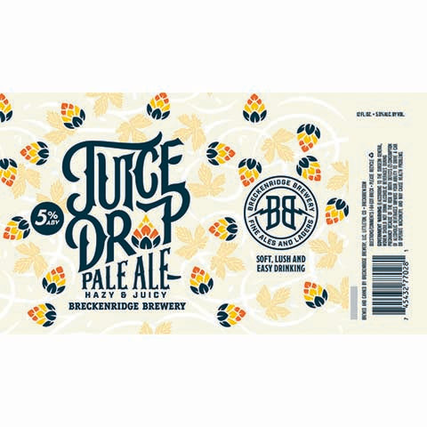 Breckenridge Juice Drop Pale Ale by Breckenridge Brewery, beer label