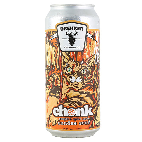 Drekker Chonk Pumpkin Spice Latte Sundae Sour by Drekker Brewing Company, beer label