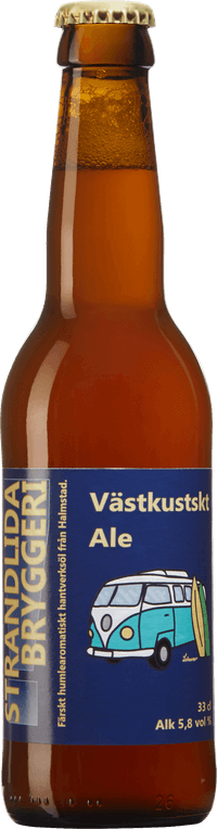 Strandlida Bryggeri Västkustskt Ale by Strandlida Hopspace, beer label