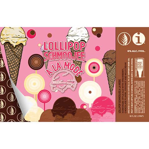 Imprint Schmoojee A La Mode by Imprint Beer Company, beer label