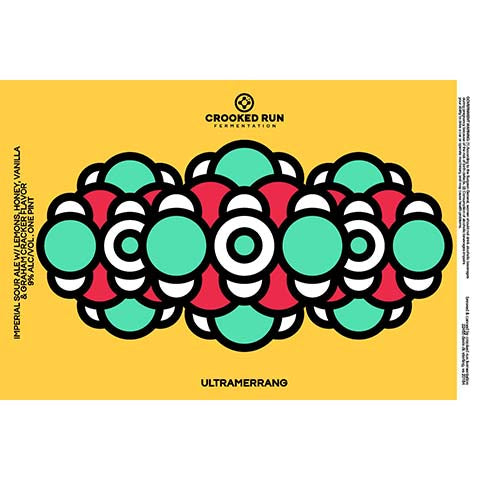 Crooked Run Fermentation Ultramerrang Imperial Sour Ale by Crooked Run Fermentation, beer label