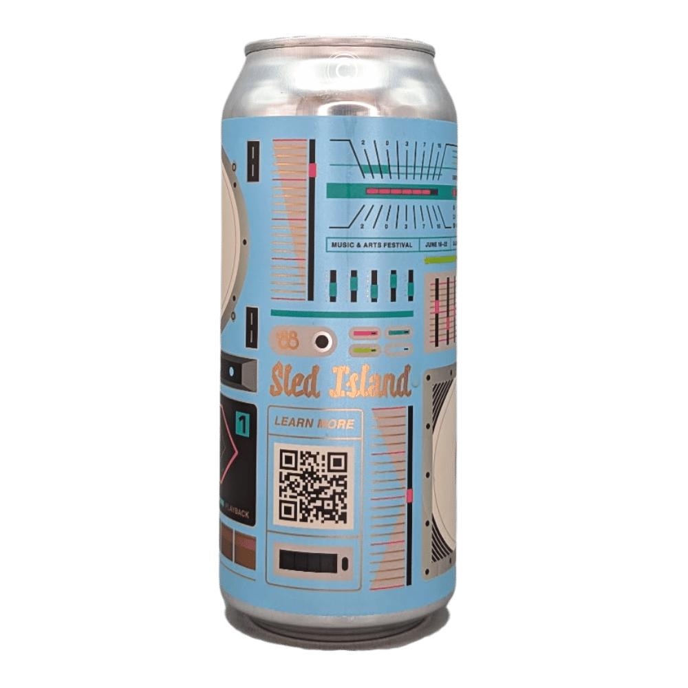 Sled Coast West Coast IPA by Eighty Eight Brewing Co., beer label
