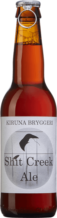 Shit Creek Ale by Kiruna Bryggeri, beer label