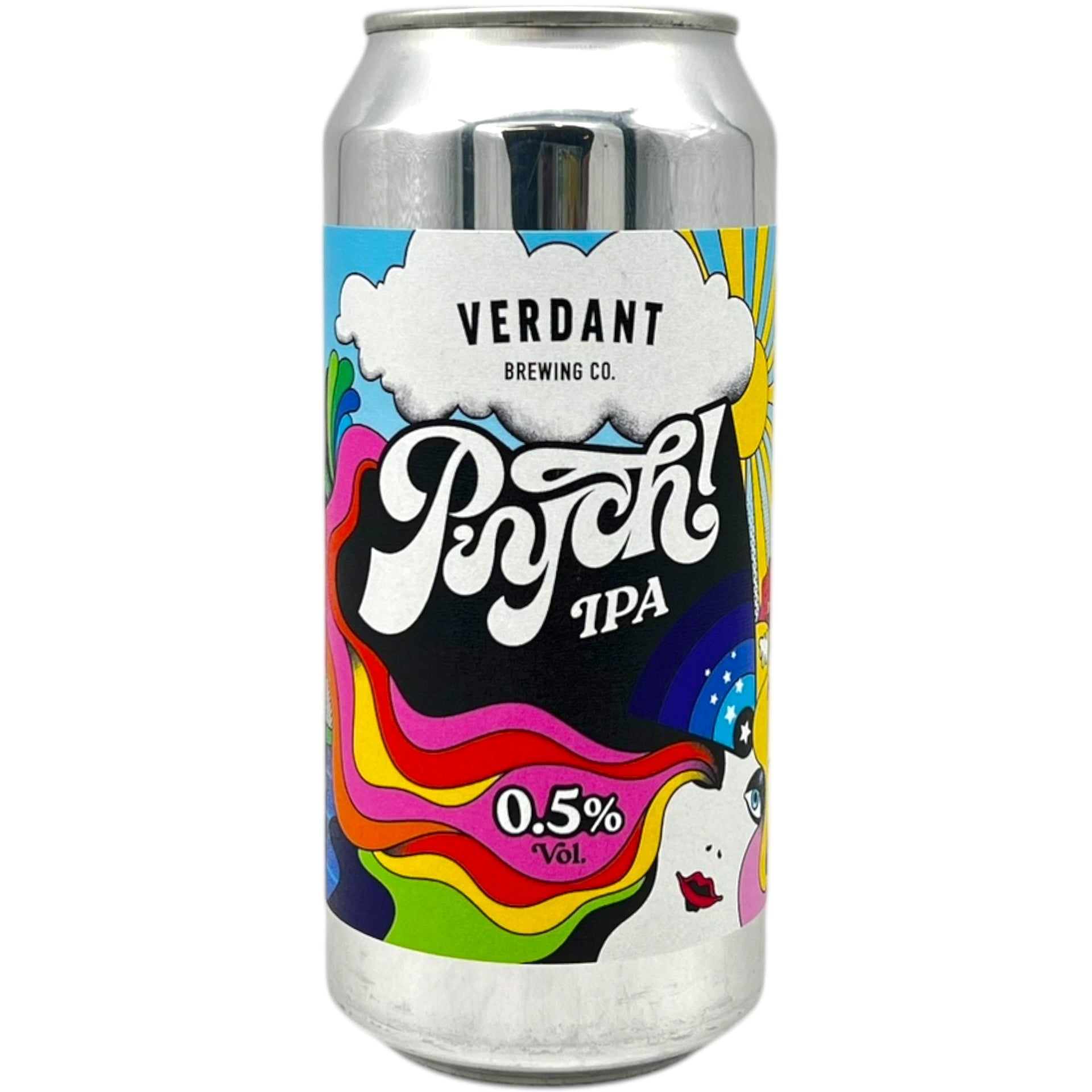 Verdant Psych! by Verdant Brewing Co, beer label