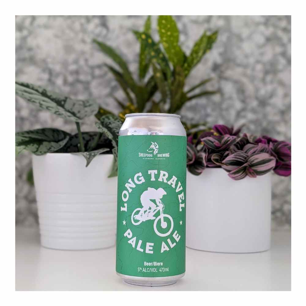 Long Travel Pale Ale by Sheepdog Brewing, beer label