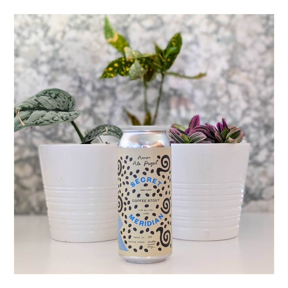 Secret Meridian Coffee Stout by Annex Ale Project, beer label
