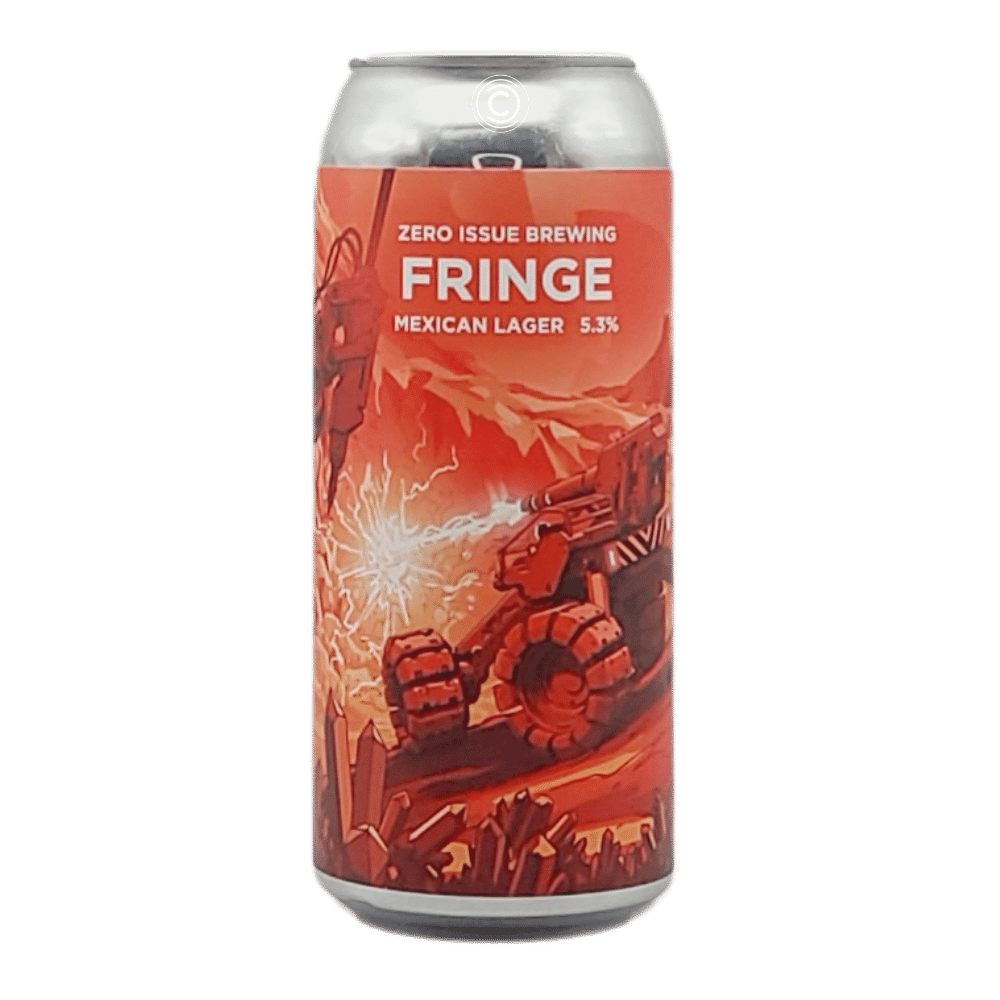 Fringe Mexican Lager by Zero Issue Brewing, beer label
