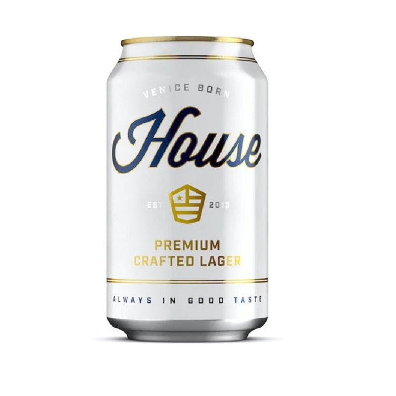 House Brewing Co. 'House' Premium Lager Beer 6-Pack by House Beer, beer label