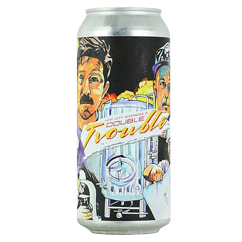 Ogopogo/El Segundo Hop City Express 2: Double Trouble IPA by Ogopogo Brewing, beer label