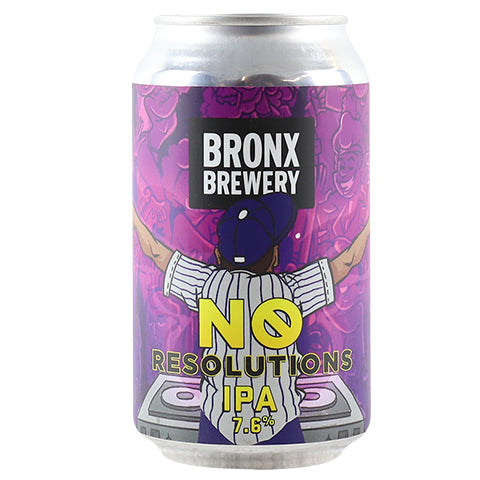 Bronx No Resolutions IPA by Bronx Brewery, beer label