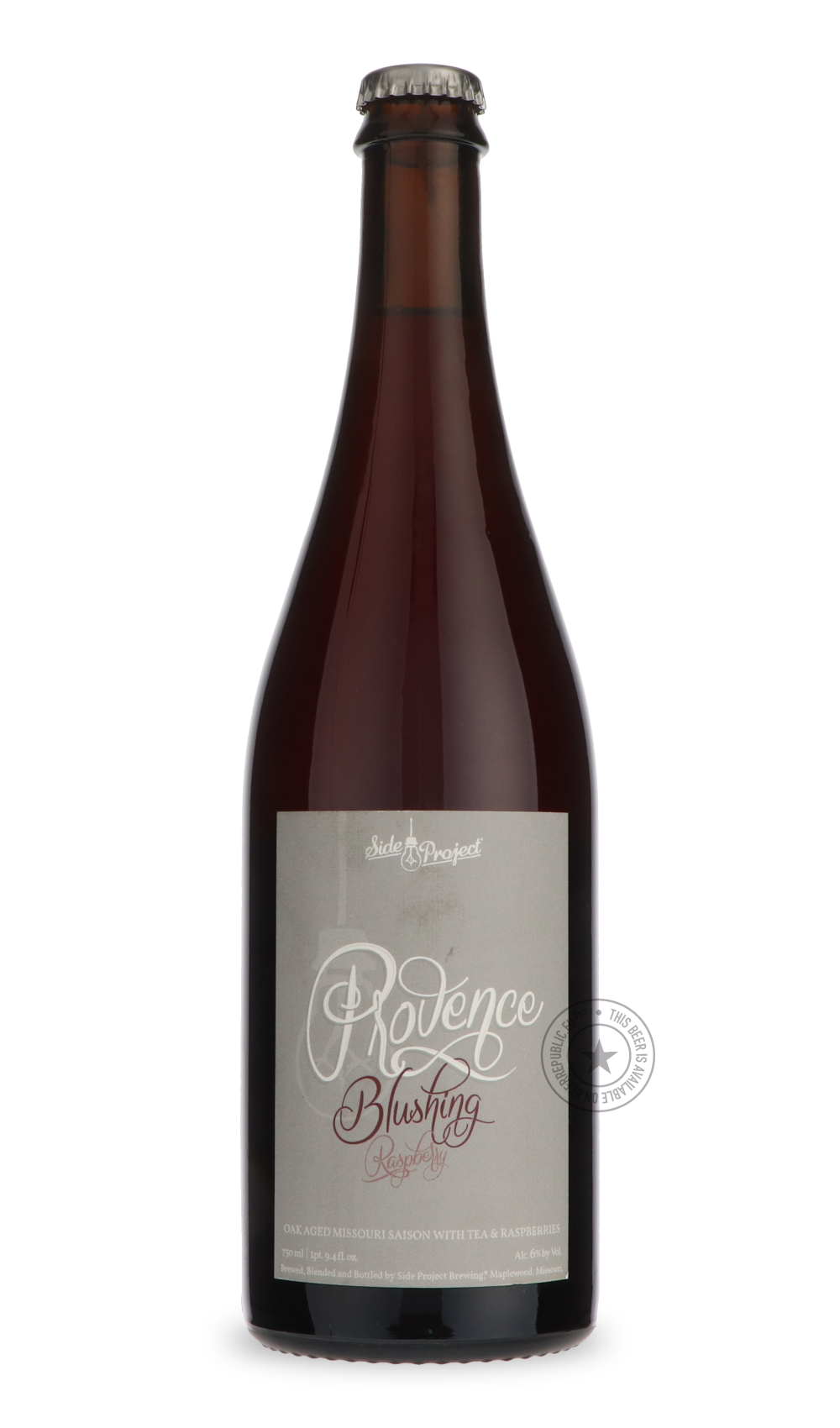 Provence: Blushing Raspberry by Side Project Brewing, beer label
