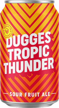 Tropic Thunder Stillwater Artisanal by Dugges Bryggeri, beer label
