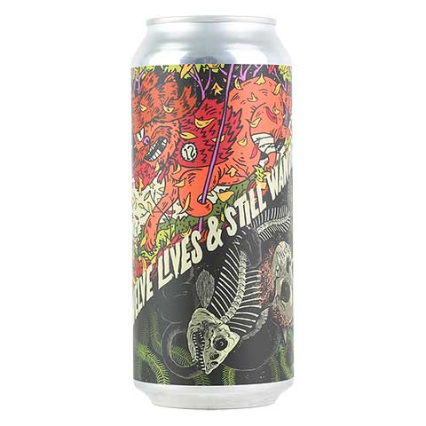 Abomination/Fat Orange Cat Twelve Lives & Still Wandering DIPA by Abomination Brewing Company, beer label