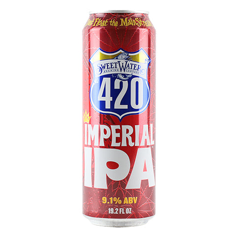 Sweetwater 420 Imperial IPA by SweetWater Brewing Co, beer label