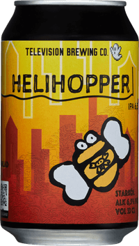 Helihopper by Television Brewing Co, beer label