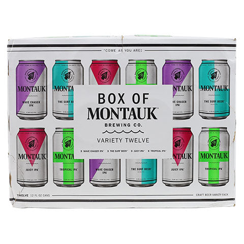Montauk Box of Montauk Variety 12-Pack by Montauk Brewing Co, beer label