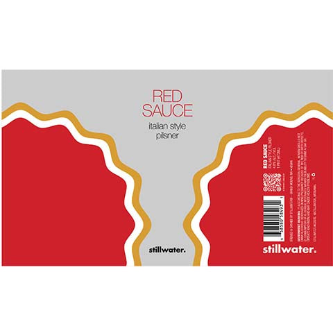 Stillwater Red Sauce Pilsner by Stillwater Artisanal Ales, beer label